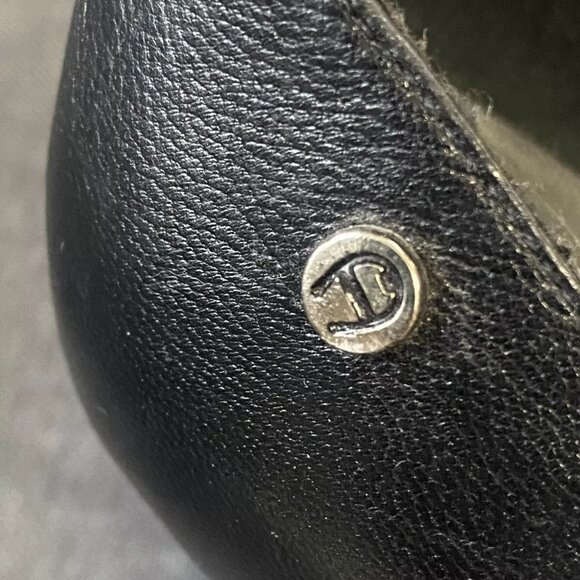 Etienne Aigner Deanna Classic Black Leather Heels Size 7M - Picture 6 of 7